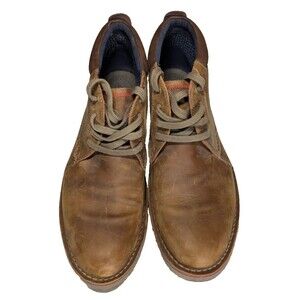 Clarks Men’s Vargo Mid Ultimate Comfort Collection Boots Brown Leather Size 13 M